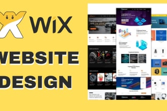 redesign or create wix website design in 24 hours