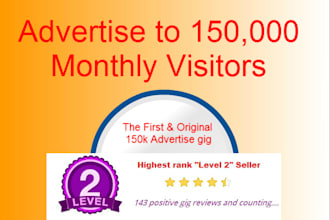 add your banner to my site, that has 150k monthly pageviews, for 1 month