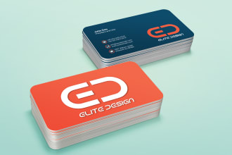 do elite unique professional business card