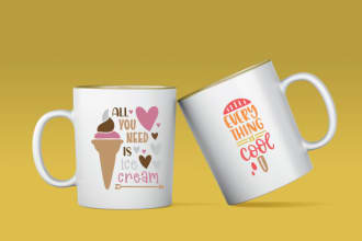 design unique and creative tshirt bags mugs graphics