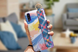 create awesome phone case design mockup in the best quality