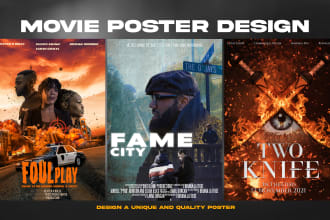 design movie poster, film poster, and flyer