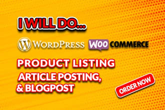 upload products to your ecommerce store