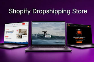 create an automated shopify dropshipping store