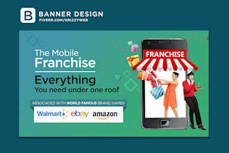 design web banner or web header