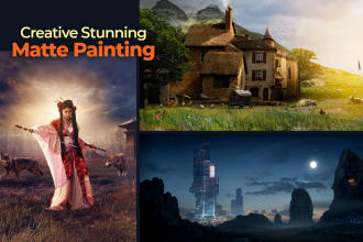 create a photorealistic digital matte painting