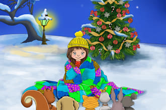 Review  draw beautiful illustrated children book