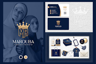 create a luxury logo design and brand identity for your business
