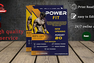 design professional, business, corporate flyer
