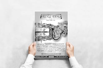 make a 3 professionnel flyer design
