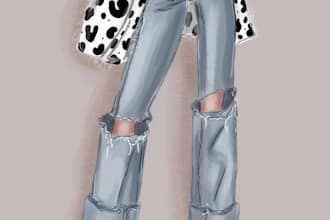 create outfit, fashion dress design like you want