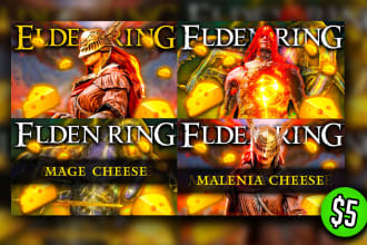 design high quality youtube gaming thumbnails