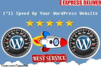 optimize wordpress website to load fast, speedup
