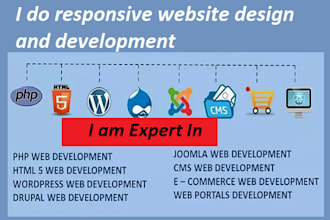 do responsive website design and development