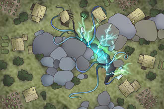 make hand drawn dnd tactical battle maps for you