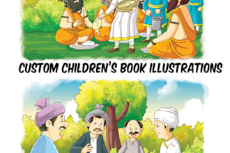 whimsical do children book illustrations and covers for kindle direct publishing