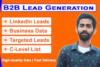 do linkedin lead generation and targeted list building