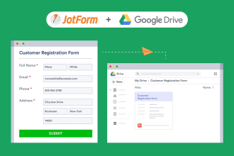 design any online form, questionnaire survey using google and jot form