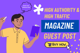 do guest post on high authority traffic magazine blog