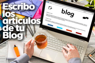 make texts for your blog and your website,  in spanish and english