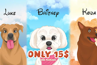 draw your pet into disney cartoon free background