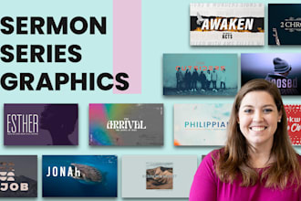 create custom sermon graphics for churches