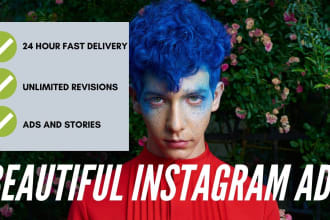 design beautiful and engaging instagram and facebook ads