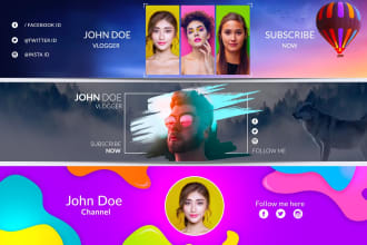design  stylish youtube cover art