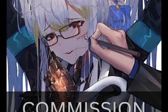 draw your character in anime style
