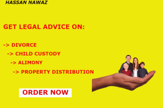 provide legal advice on family law,divorce and child custody