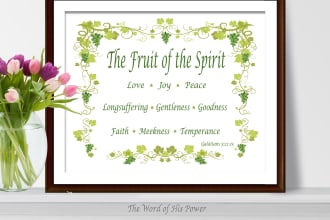 create beautiful bible verse printable wall art