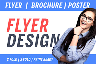 do your flyer, brochure and graphic design works fast
