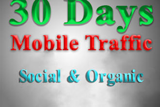 get mobile traffic to your website or blog
