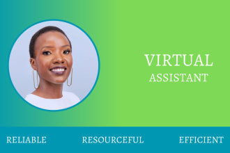 be your virtual assistant for all administrative needs