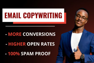 do email copywriting for email marketing campaign in 24 hrs