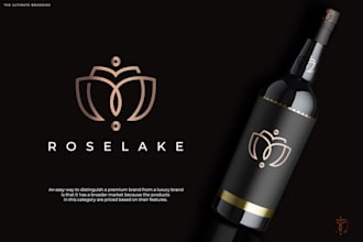 design modern minimalist luxury logo design
