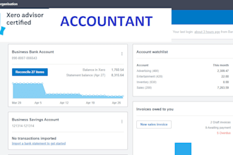 provide xero accounting, reconciliation, and book cleanup