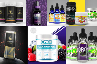 design premium labels or pouch packaging within 24 hours