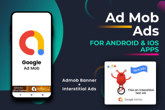integrate admob in android and ios apps