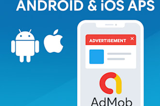 integrate admob ads in android and ios apps