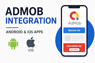 integrate admob ads in android and ios apps