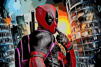 draw you superheroes you need in 12 hours