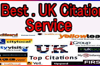 do local SEO citations, map citations for UK business