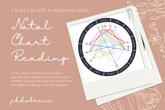 create a personalized natal chart and astrology reading