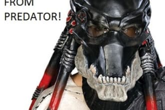 say anything you want in Predator Vs Alien Predator mask