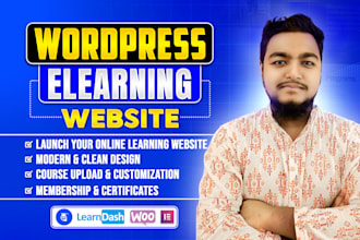 create your elearning wordpress website with learndash and tutor lms