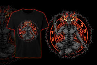 create amazing tshirt design for band brand merchandise