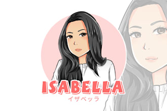 draw awesome anime logo for profile