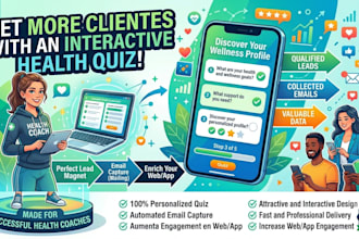 build an interactive health assessment quiz for your website