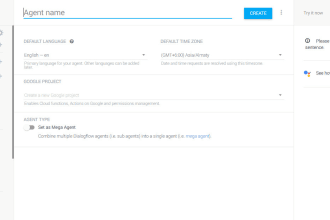 create a conversational chatbot using dialogflow